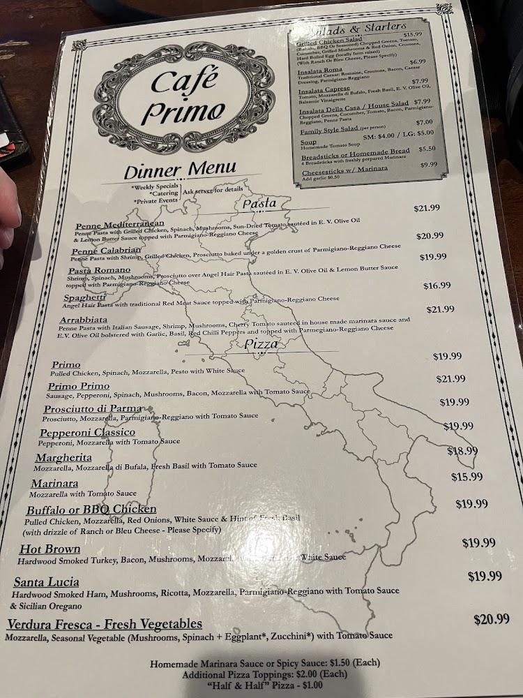 Cafe Primo Menu image 3