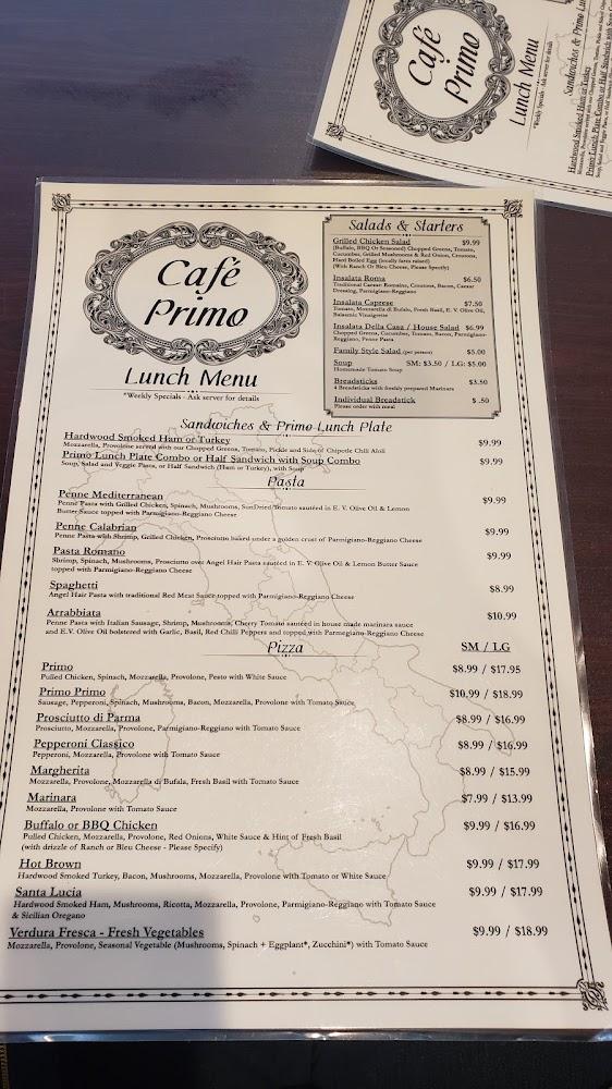 Cafe Primo Menu image 4